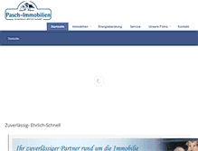 Tablet Screenshot of pasch-immo.de